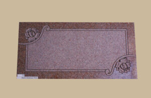 0272H gravestone flat marker