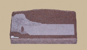 0278H Outdoor Scene Gravestone