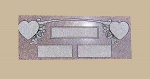 0033D Flat Marker for Gravesite
