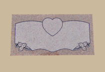 0040D Gravestone Flat Marker
