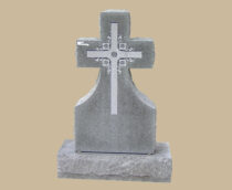 0102D Religious Cemetery Gravestone