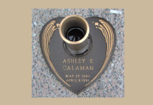 0118 bronze gravesite marker