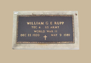 0120 Bronze Gravesite Marker