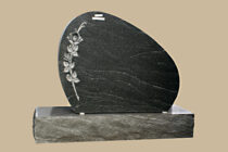 0137D Oval Grave Marker