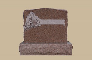 0189D Religious Grave Marker