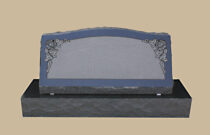 0192D slanted grave marker
