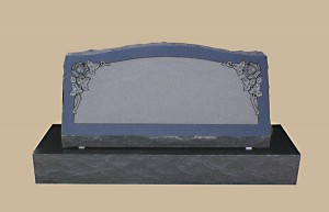 0192D slanted grave marker