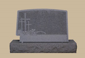 0195R Religious grave marker