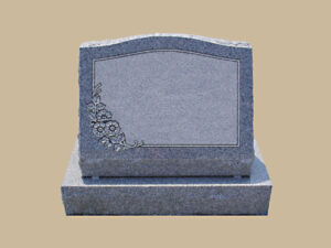 0217D Slanted Grave Marker
