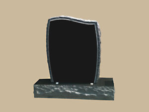 0222D upright grave marker
