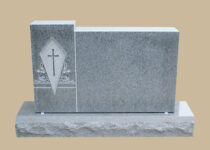 0239D Religious Cemetery Gravestone