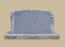 0241C upright grave marker
