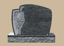 0243D Praying Hands Grave Stone