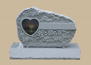 0245D Custom Cemetery Gravestone