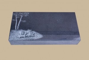 0252C Flat Marker for Gravesite