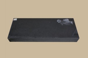0254C custom flat grave marker