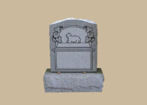 0259C kid’s cemetery gravestone