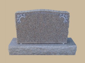 0272C upright grave marker