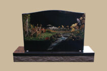 0284C custom grave marker
