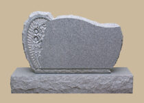 0314R Upright Grave Marker