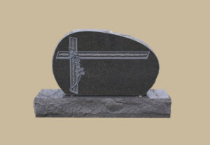 0265D Religious Cemetery Gravestone