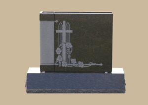 0109D upright grave marker