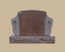 0140D upright grave marker
