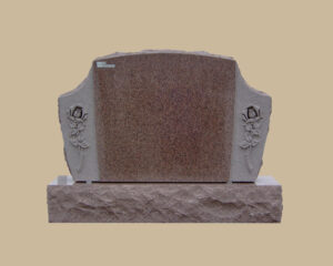 0140D upright grave marker